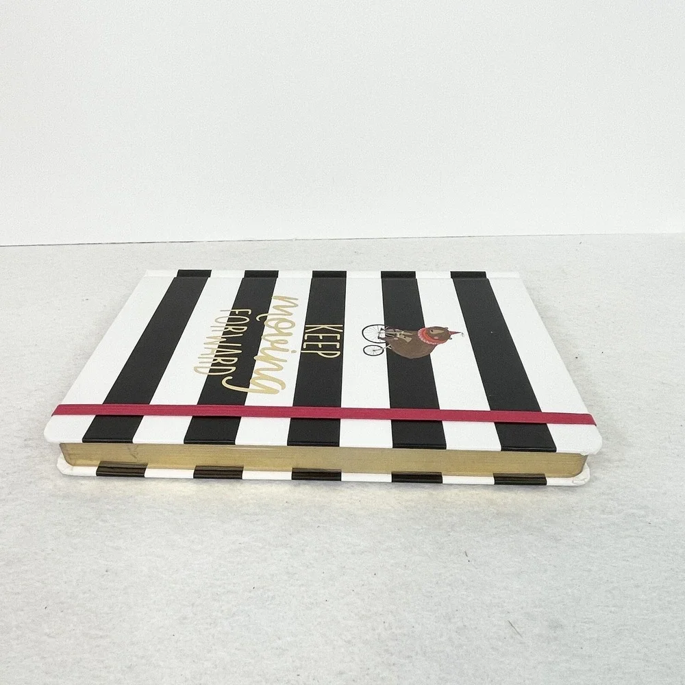 Hardcover Journal 6x8 Lined Notebook Keep Moving Forward